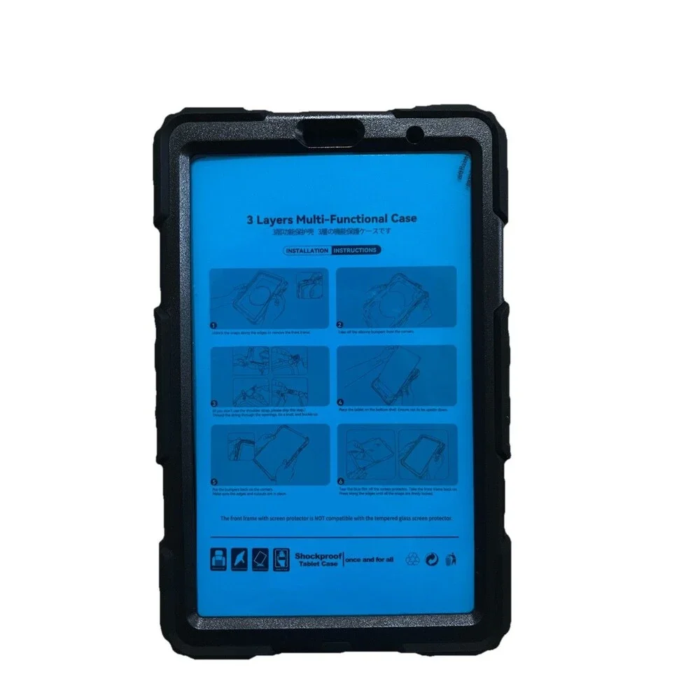 HXCASEAC Case for Samsung Galaxy Tab A7 Lite SM-T220 SM-T225 SM-T227, Black